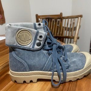 PALLADIUM combat boots denim size 38